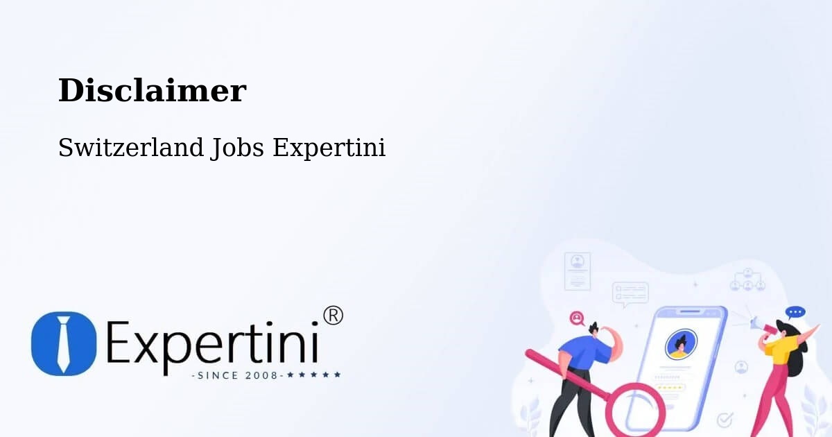 Disclaimer – Itingen - Switzerland Jobs Expertini